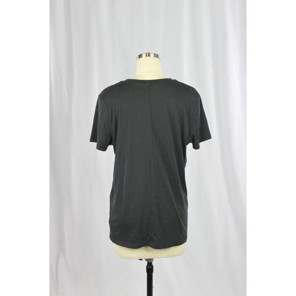 Aritzia GROUP BY BABATON Foundation Black Cotton Crew Neck T-Shirt, Size L - Picture 3 of 15